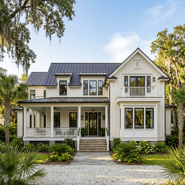 Comprehensive Exterior Services & Quality Craftsmanship Premium exterior services including siding, gutters, and windows on a Charleston home